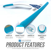 Window Squeegee Blade Shower Screen Washer Glass Cleaning Wiper Rubber